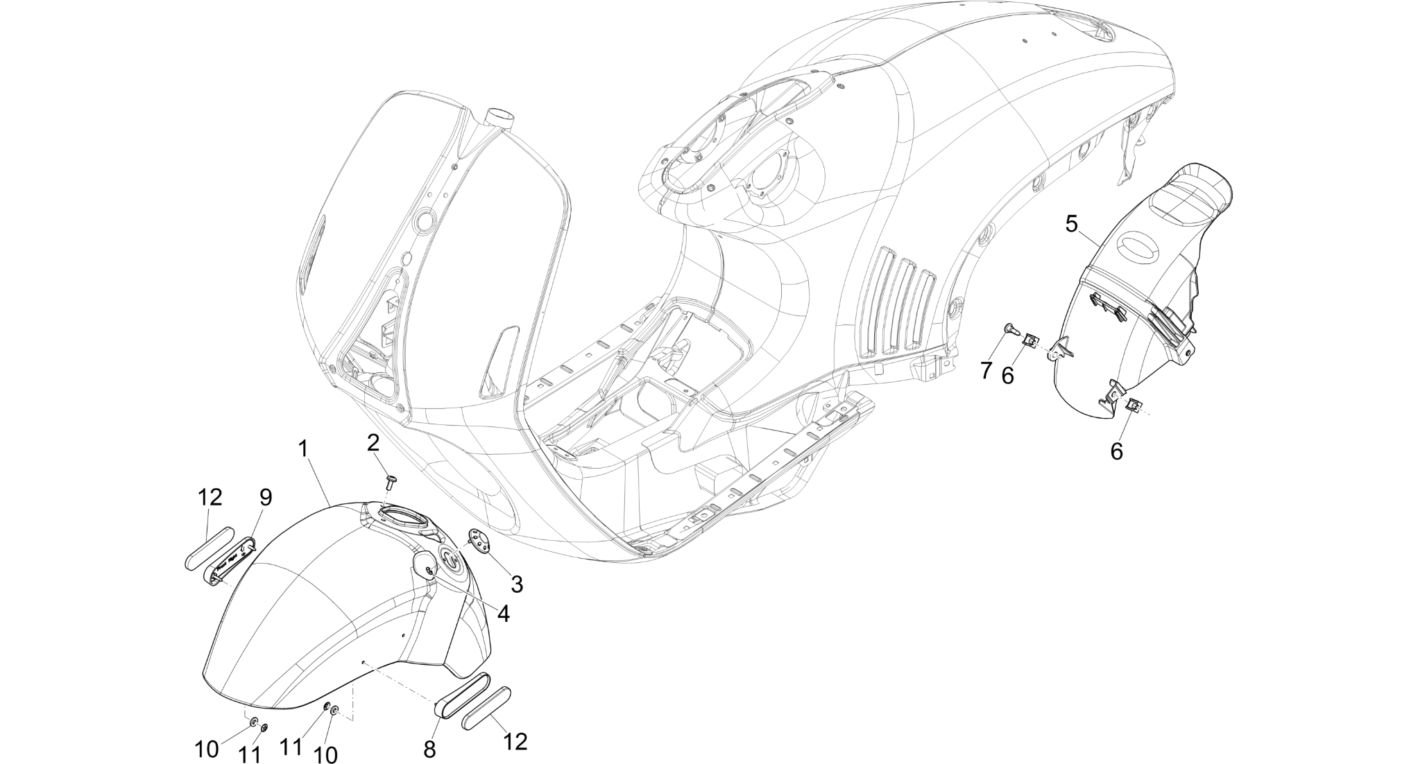 Wheel huosing - Mudguard