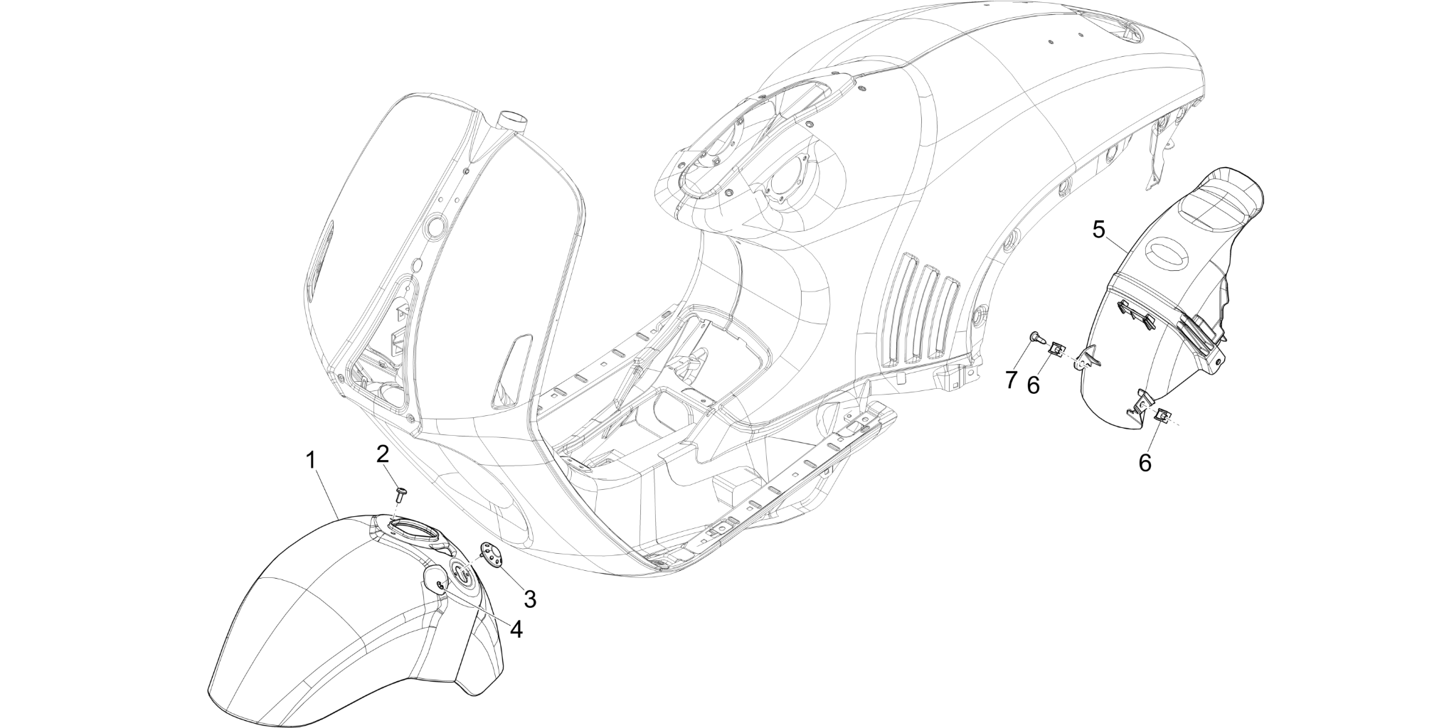 Wheel huosing - Mudguard