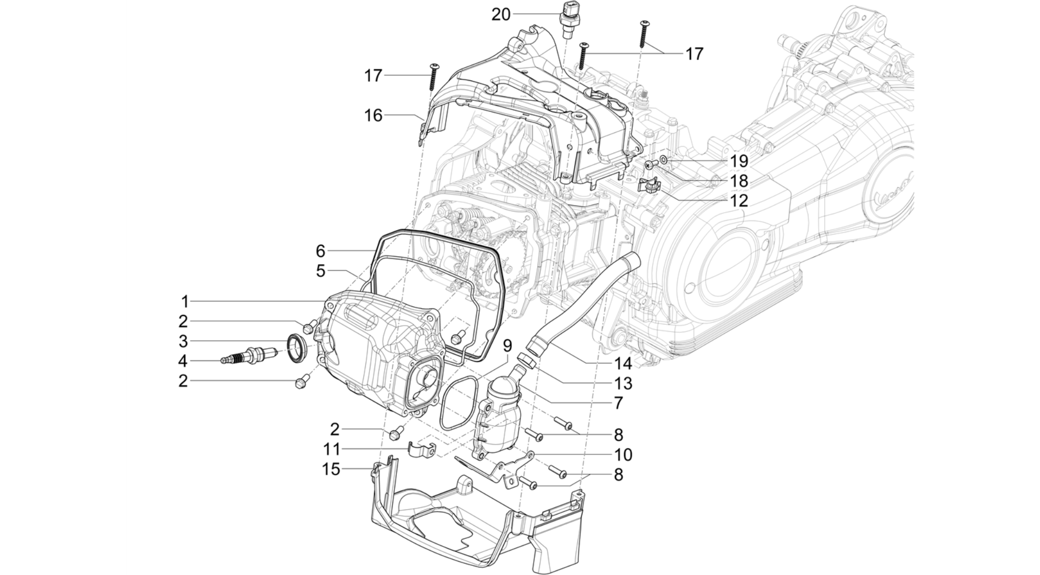 Cylinder head cover