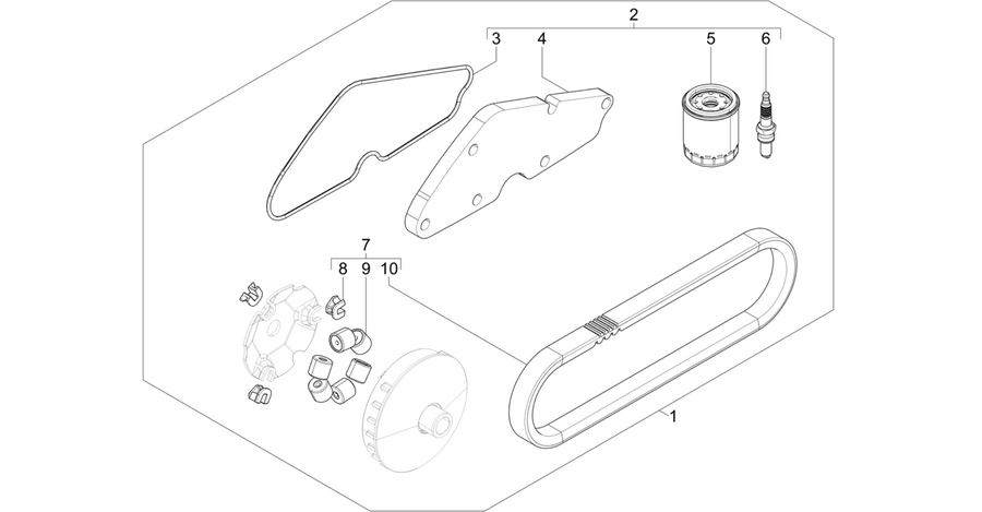 Complete wear and maintenance kit