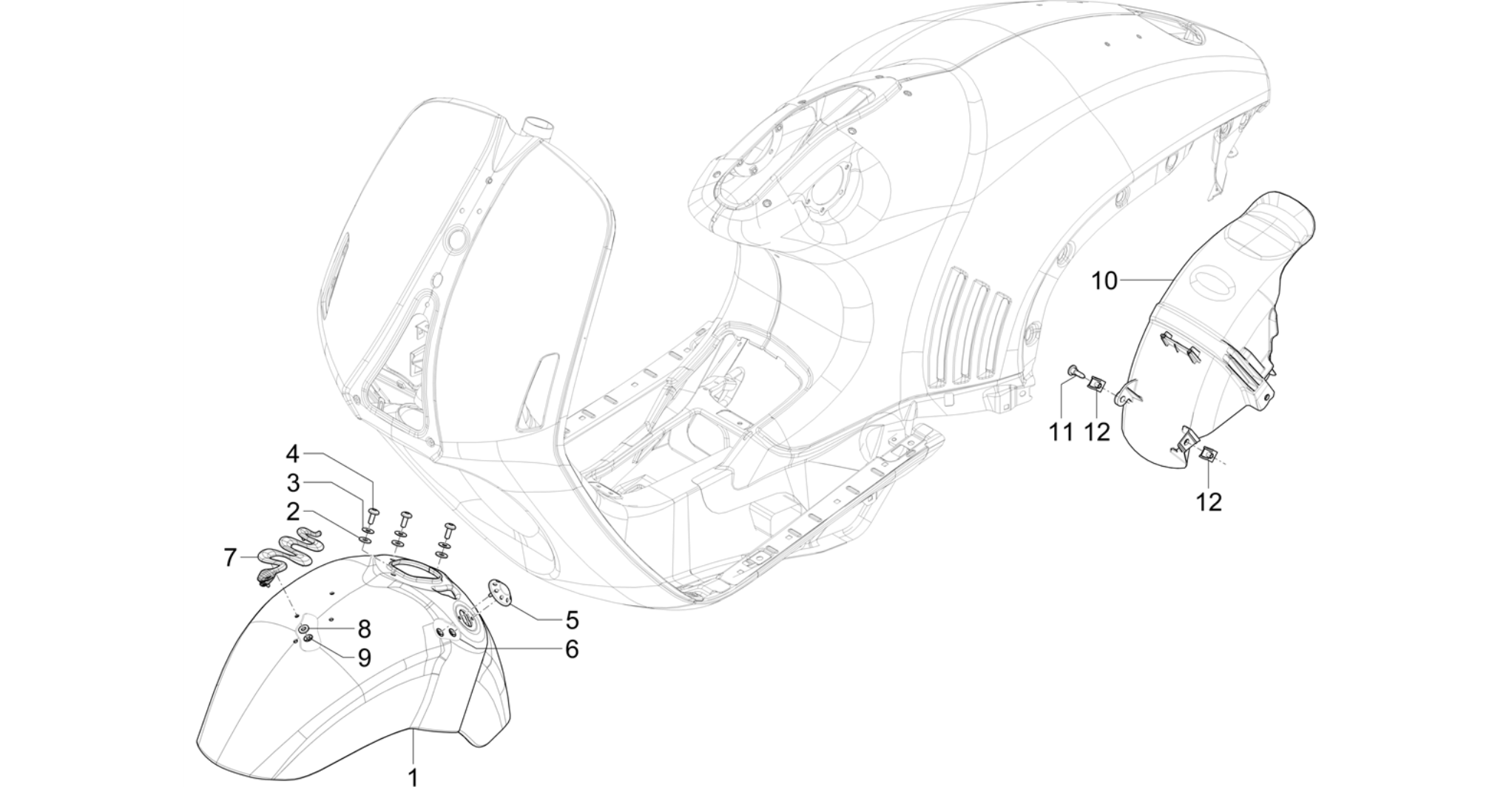 Wheel huosing - Mudguard