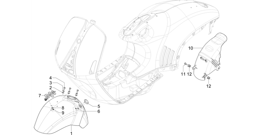 Wheel huosing - Mudguard