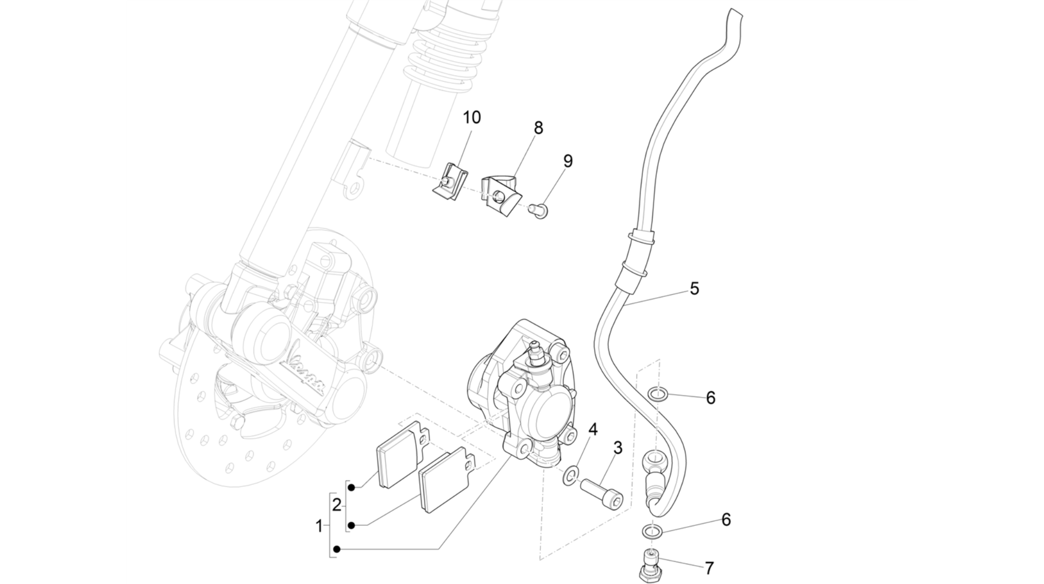 Brakes pipes - Calipers