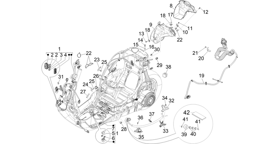 Main cable harness