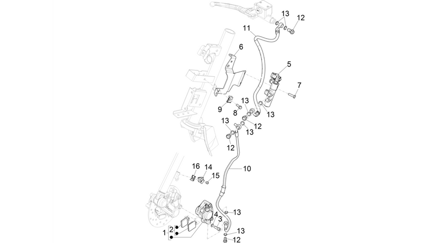 Brakes pipes - Calipers
