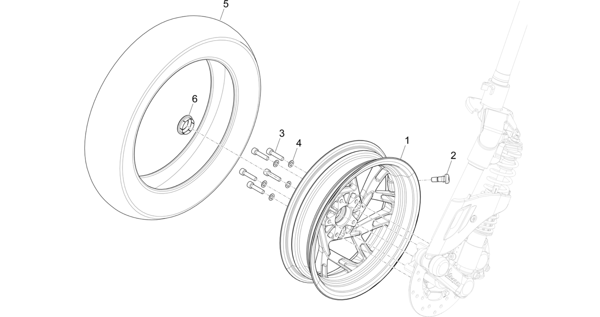 Front wheel