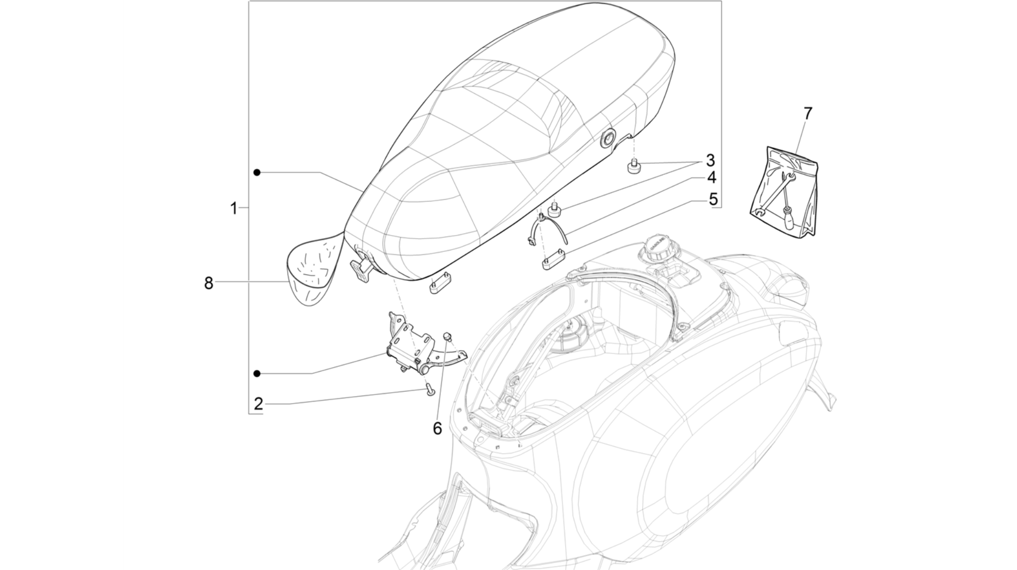 Saddle/seats