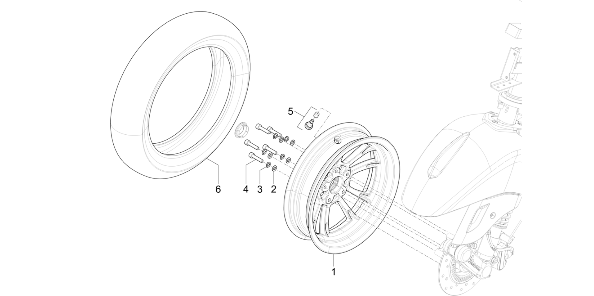 Front wheel