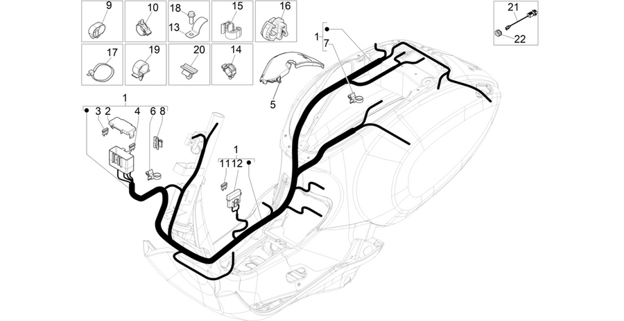 Main cable harness