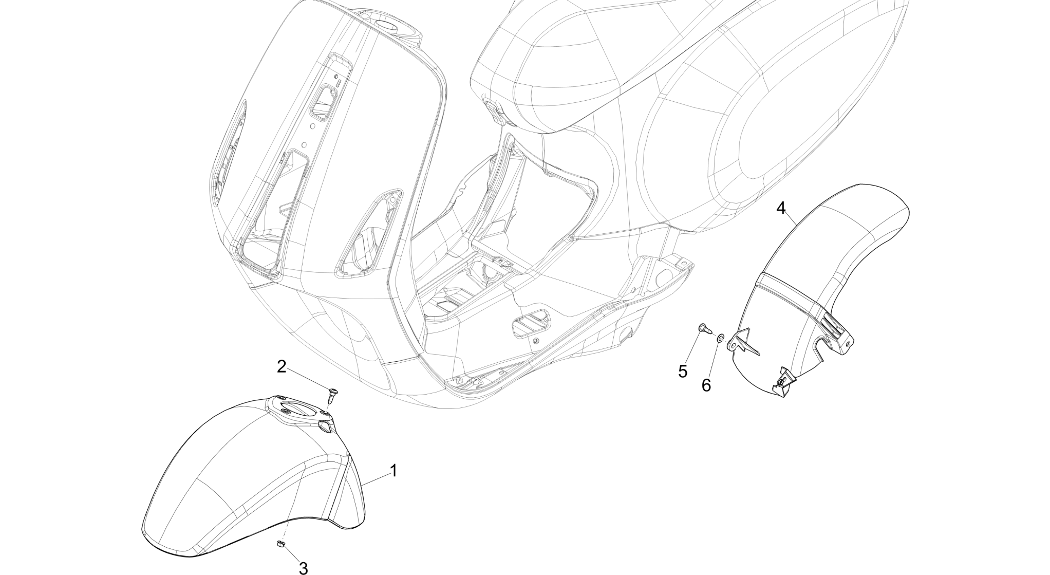 Wheel huosing - Mudguard