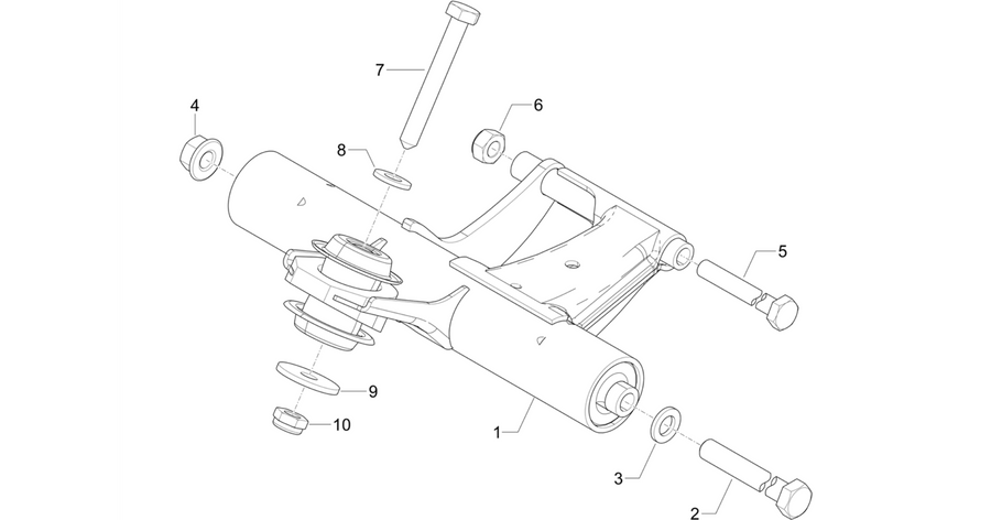 Swinging arm
