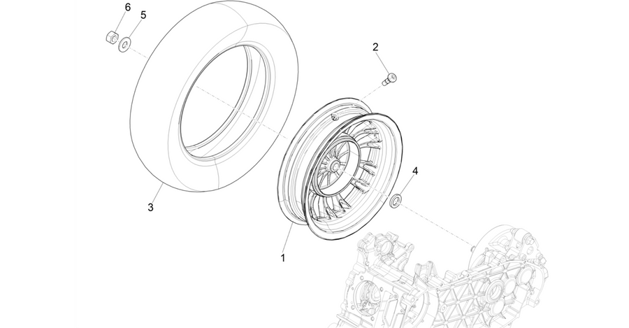 Rear wheel