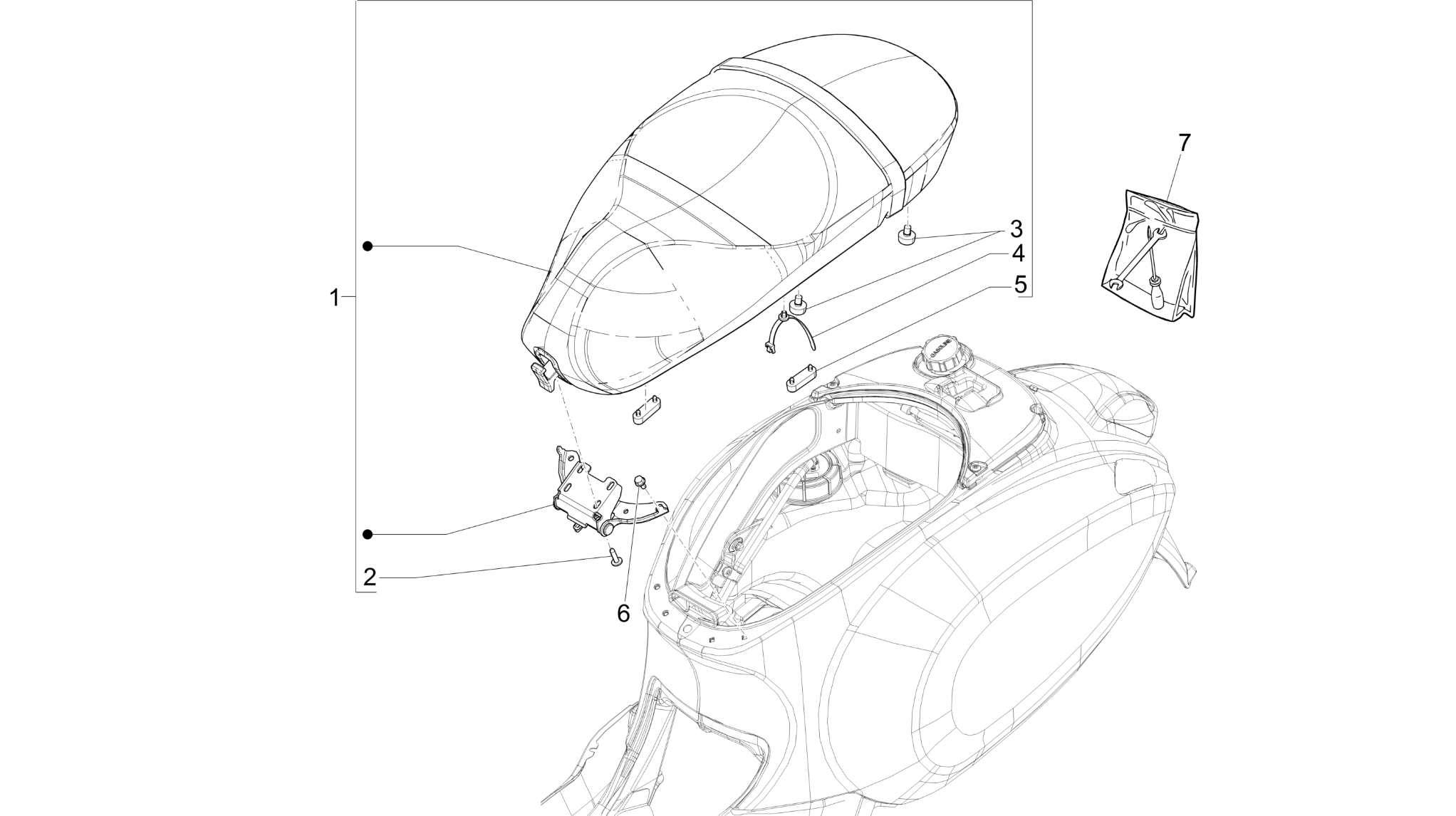 Saddle/seats