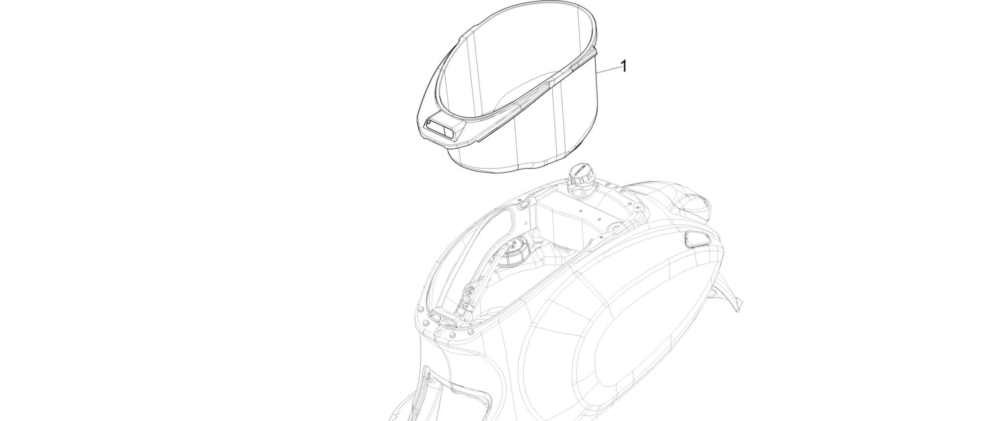 Helmet huosing - Undersaddle