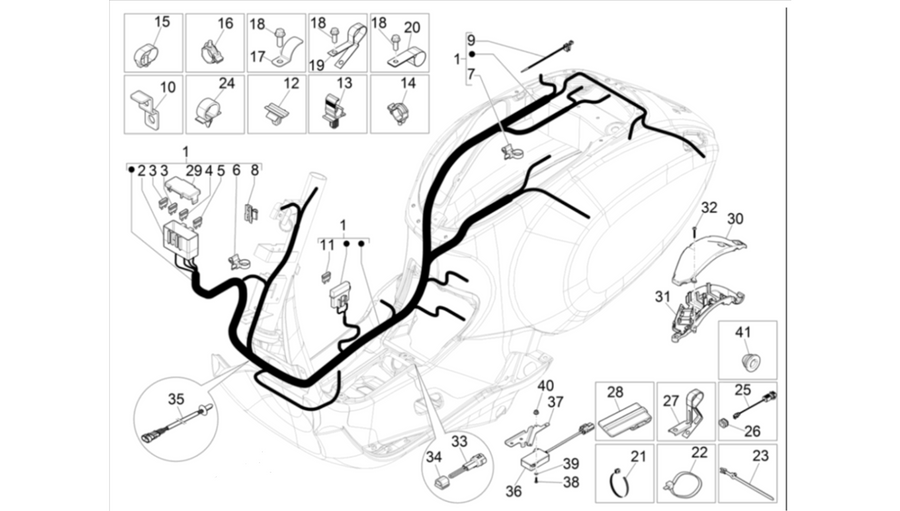 Main cable harness