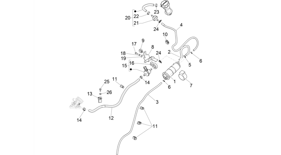 Anti-percolation system