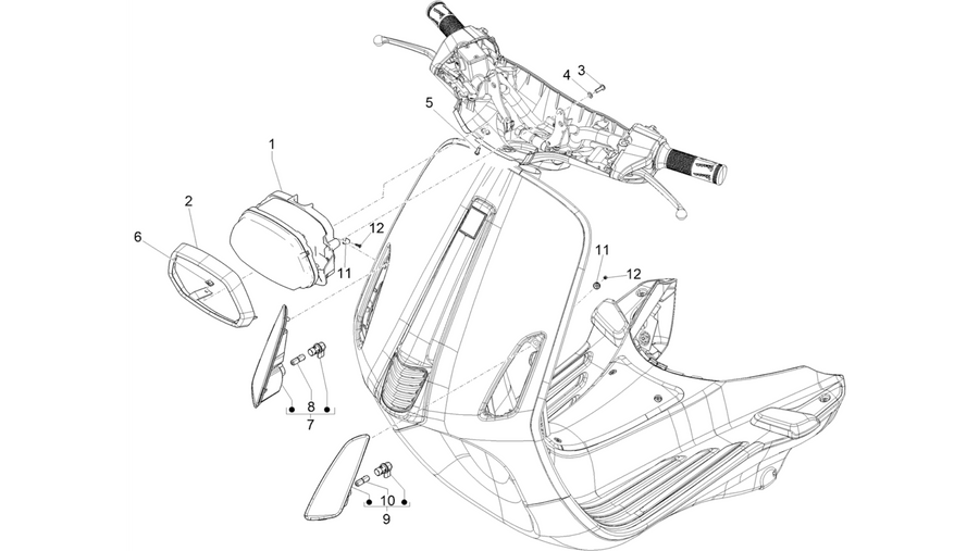 Front headlamps - Turn signal lamps