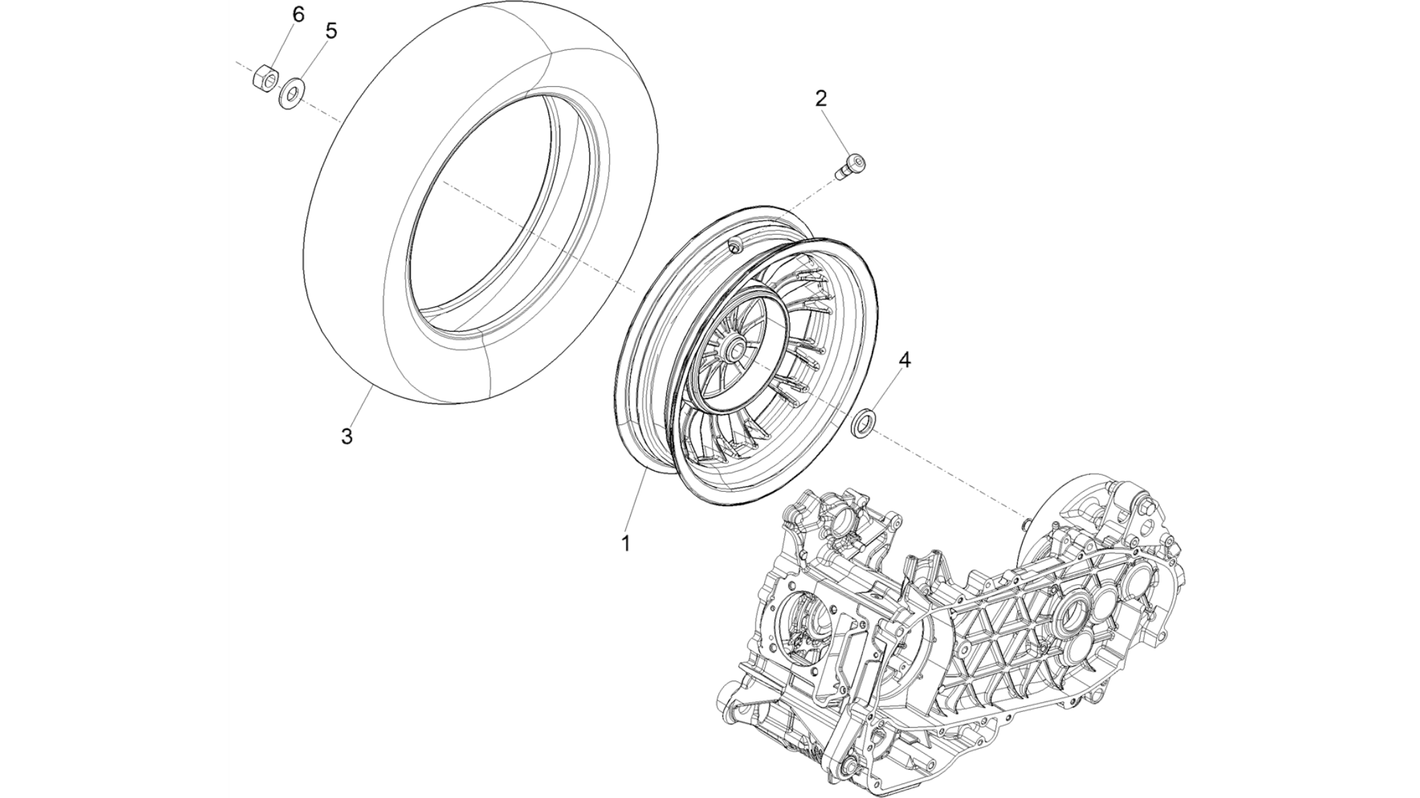 Rear wheel