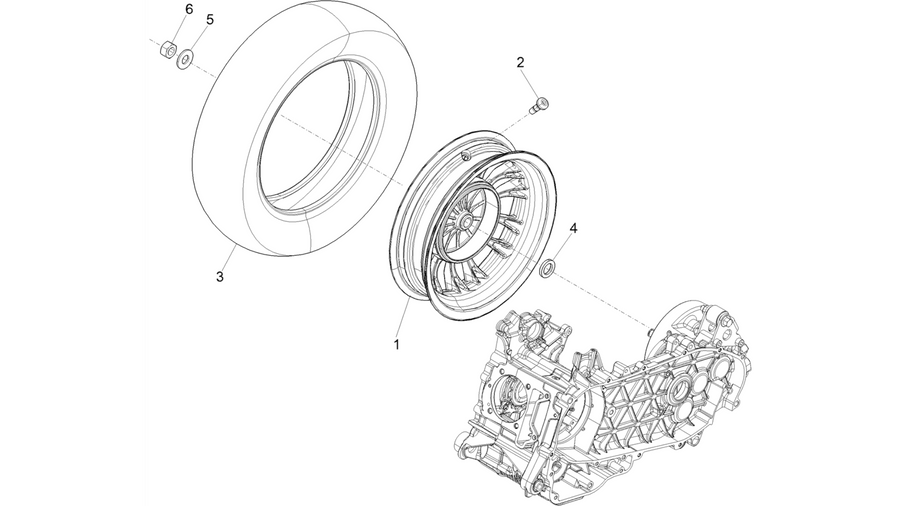 Rear wheel