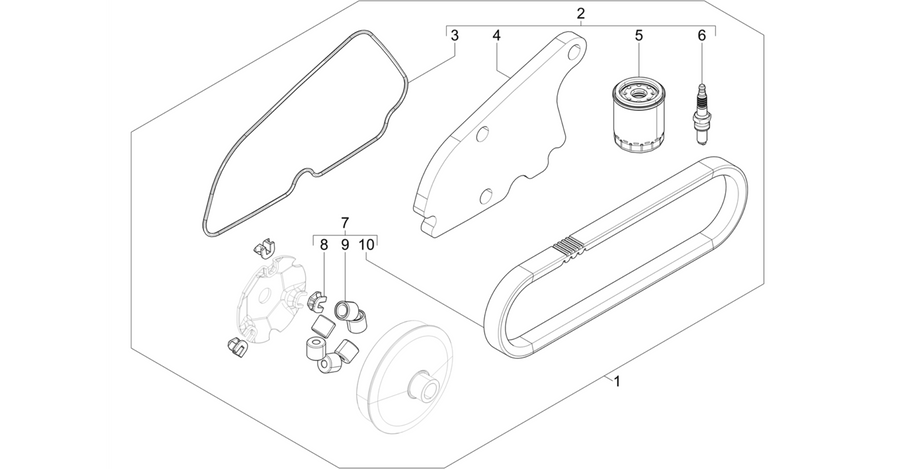 Complete wear and maintenance kit