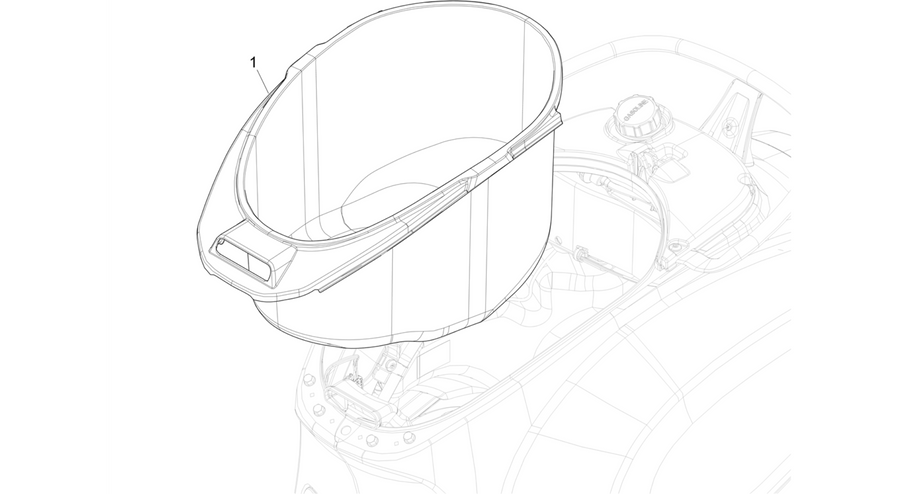 Helmet huosing - Undersaddle