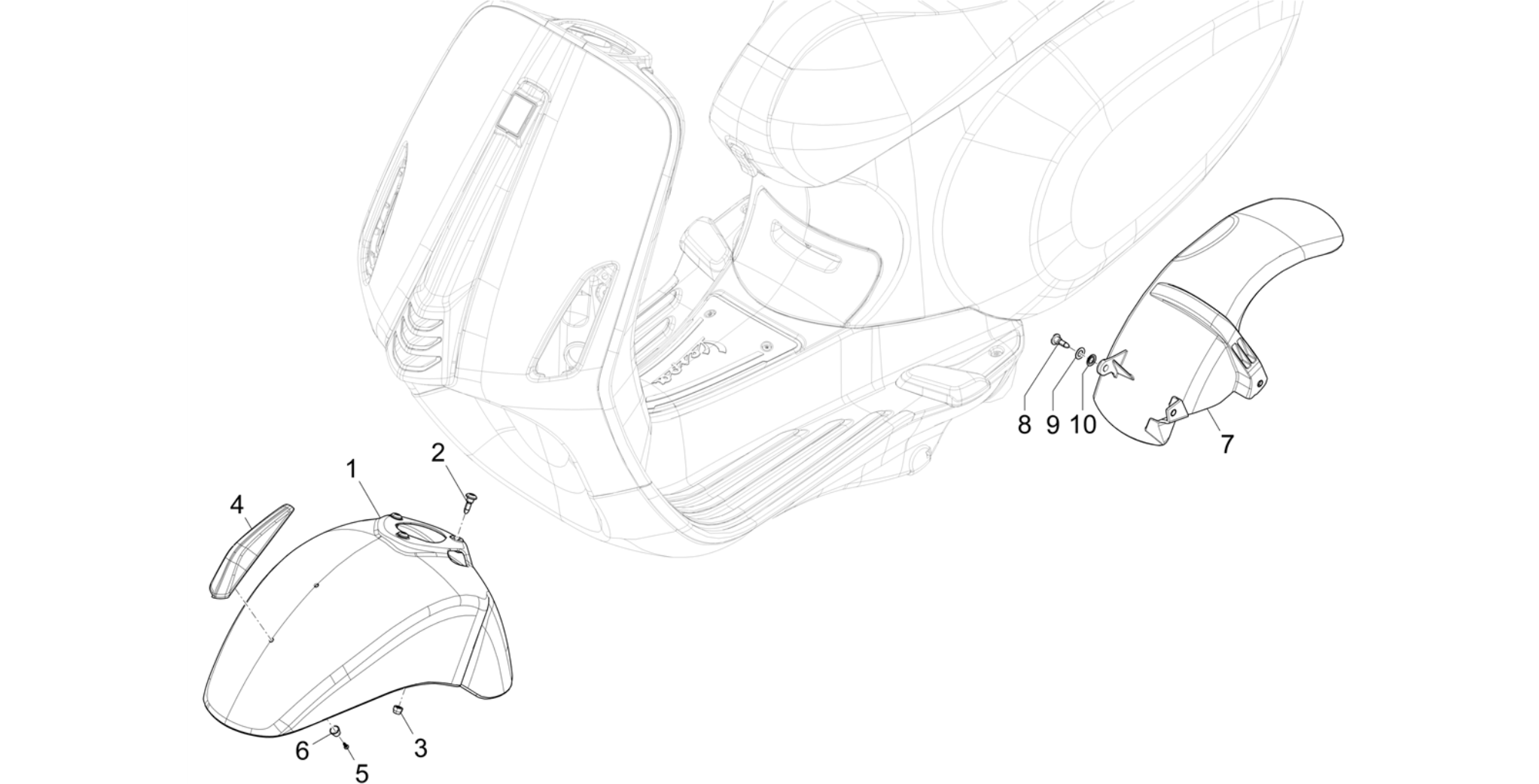 Wheel huosing - Mudguard
