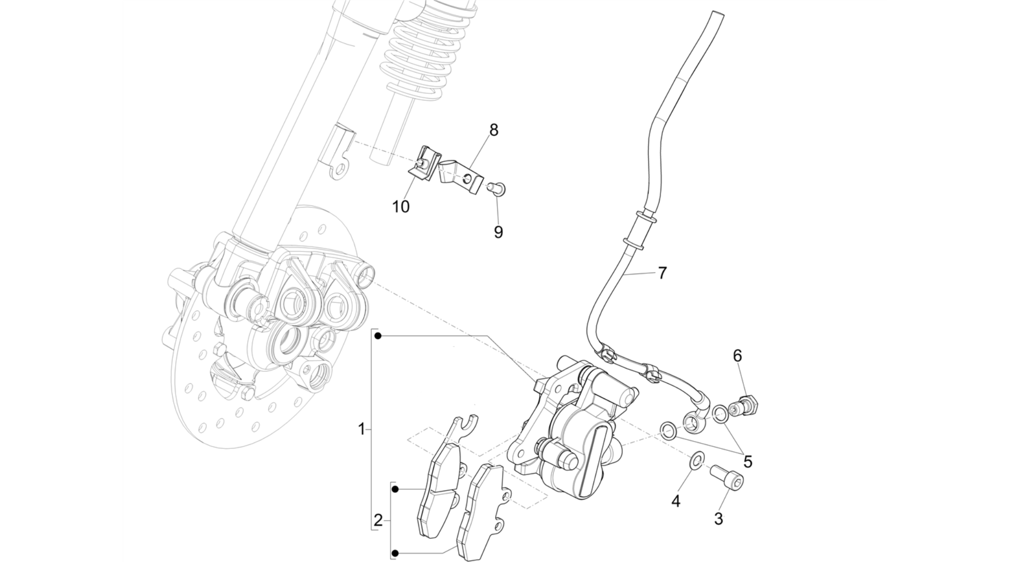 Brakes pipes - Calipers