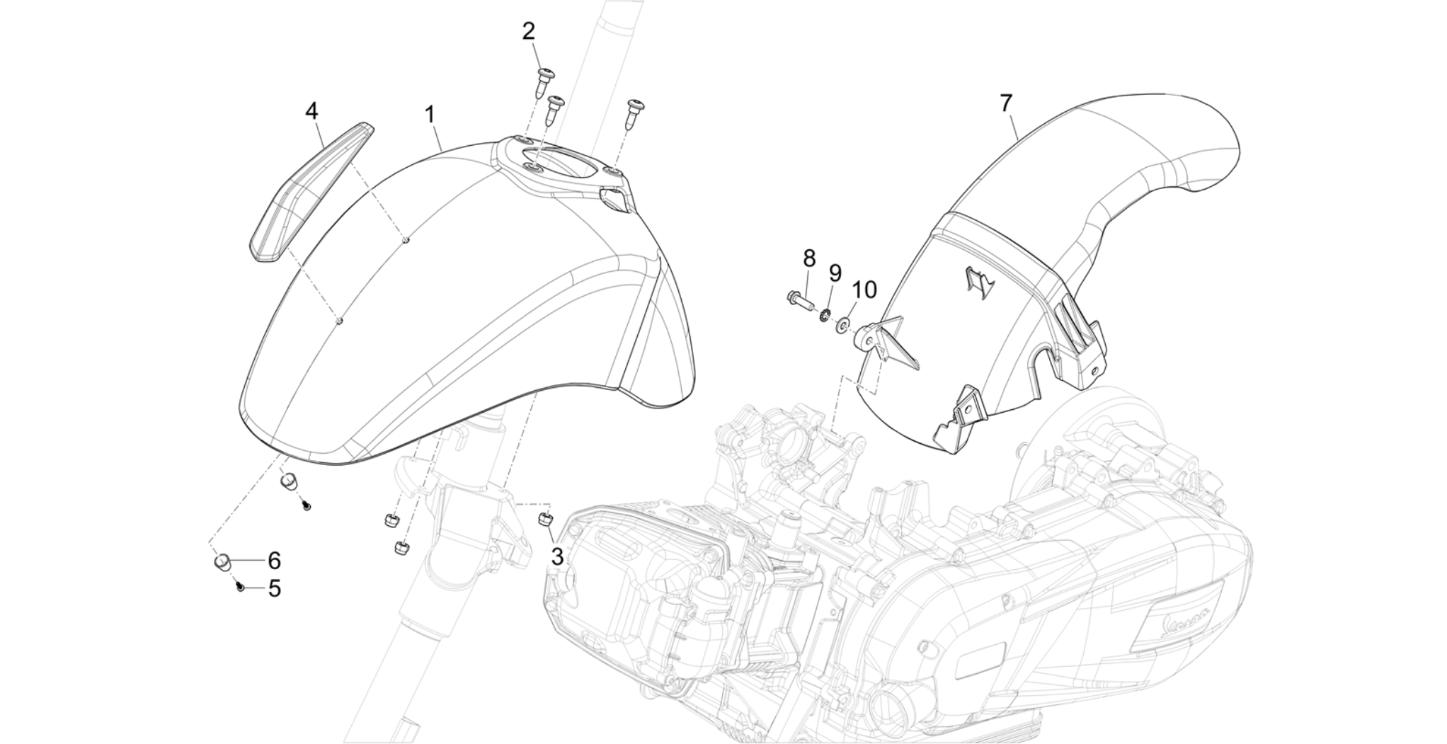 Wheel huosing - Mudguard