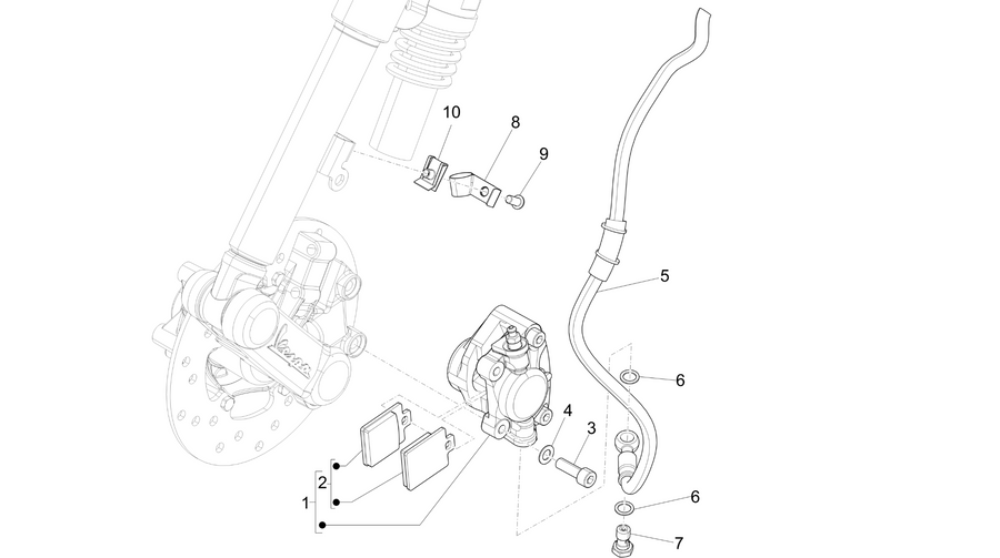 Brakes pipes - Calipers