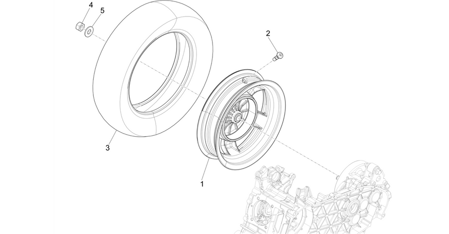 Rear wheel