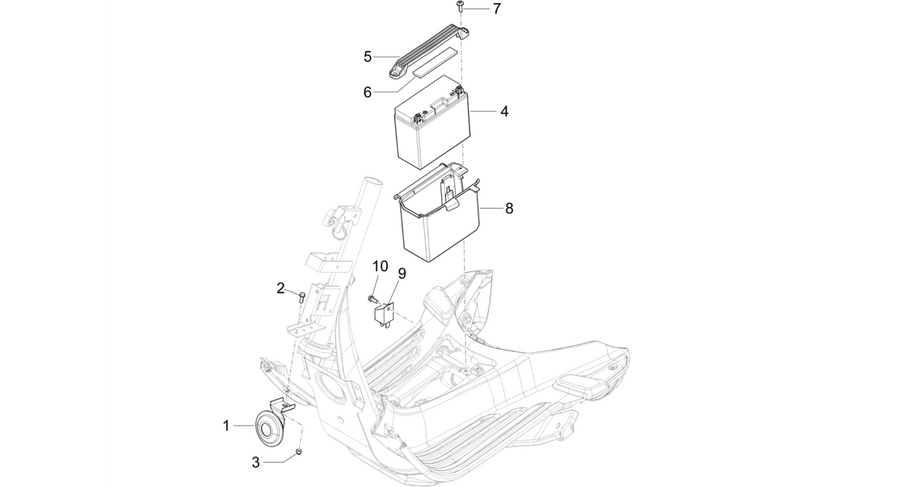Remote control switches - Battery - Horn