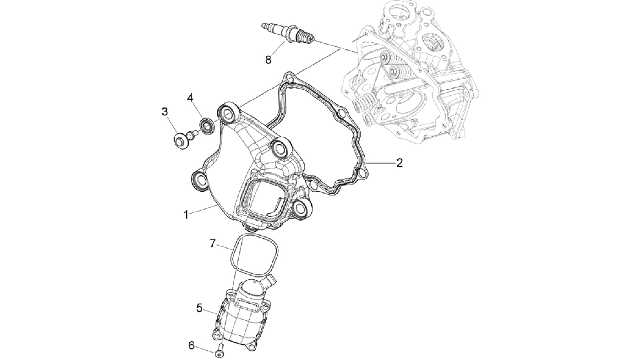 Cylinder head cover