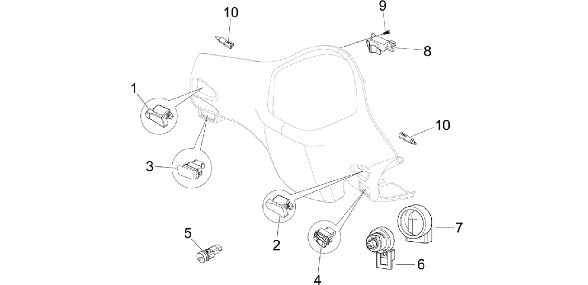 Selectors - Switches - Buttons