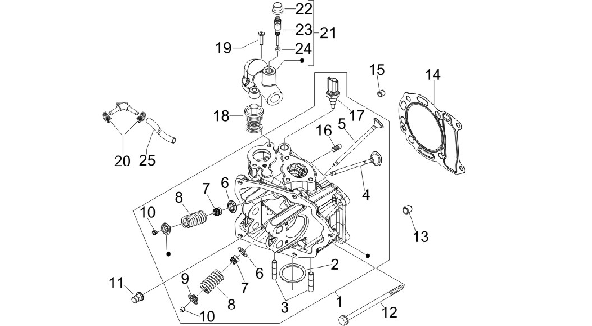 Cylinder head unit - Valve