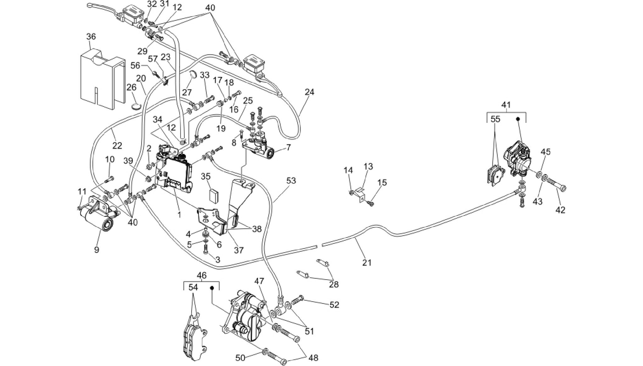 Brakes pipes - Calipers