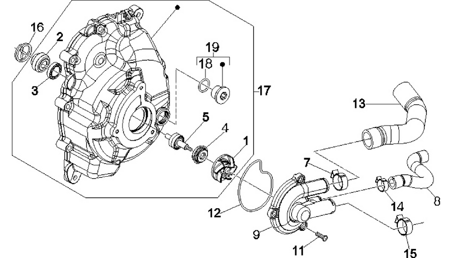 Cooler pump
