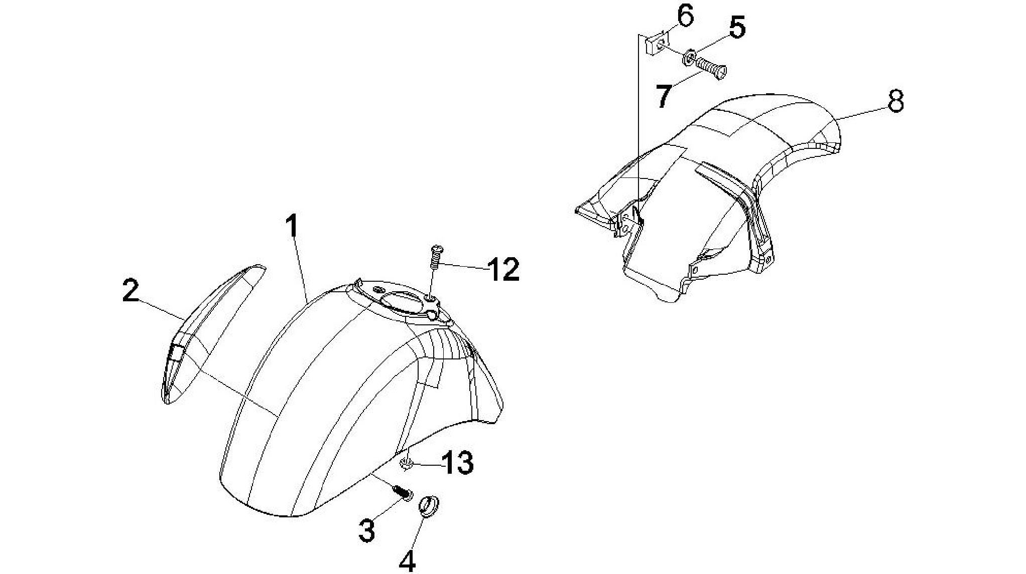 Wheel huosing - Mudguard