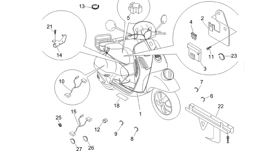 Main cable harness