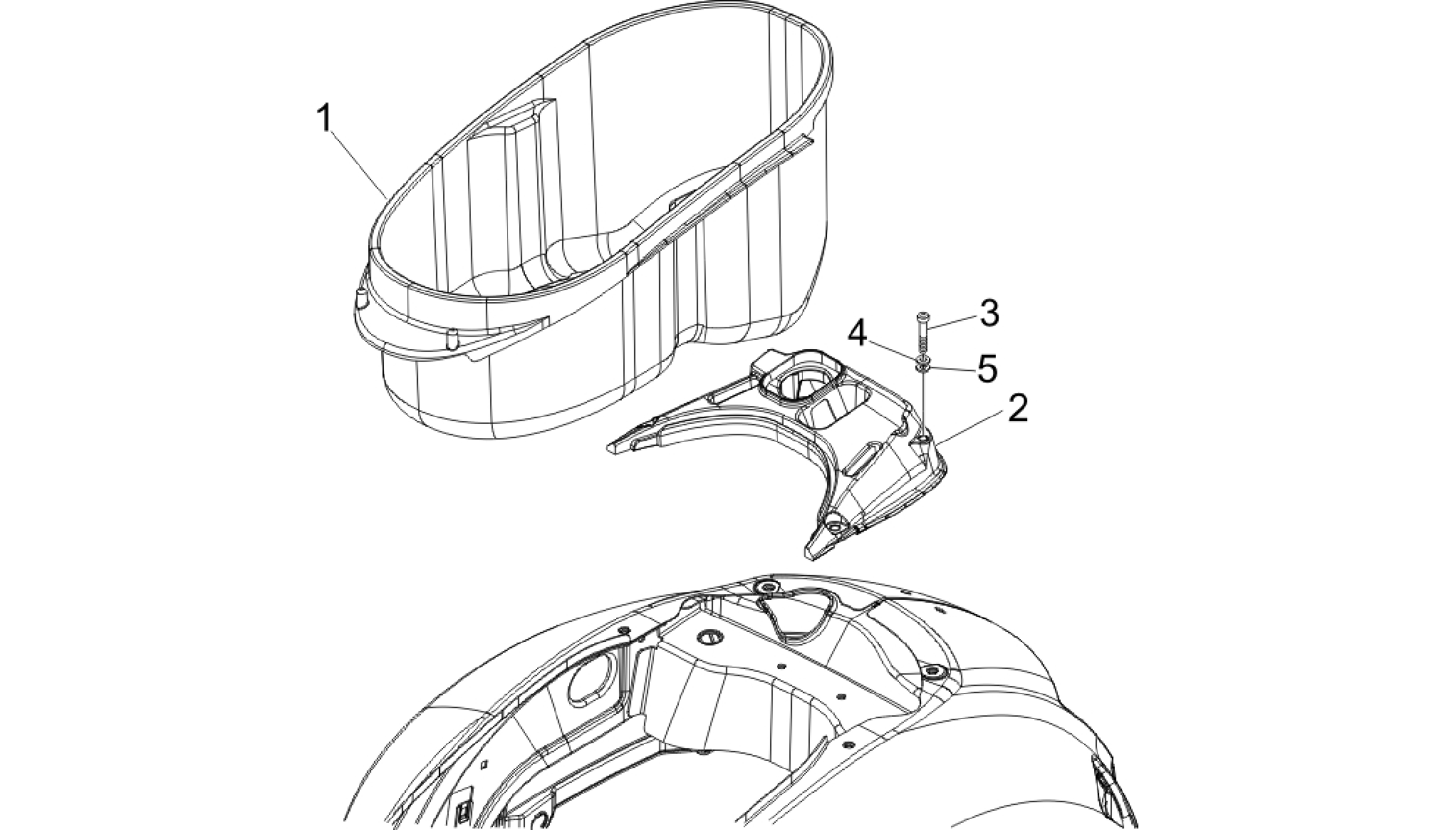 Helmet huosing - Undersaddle