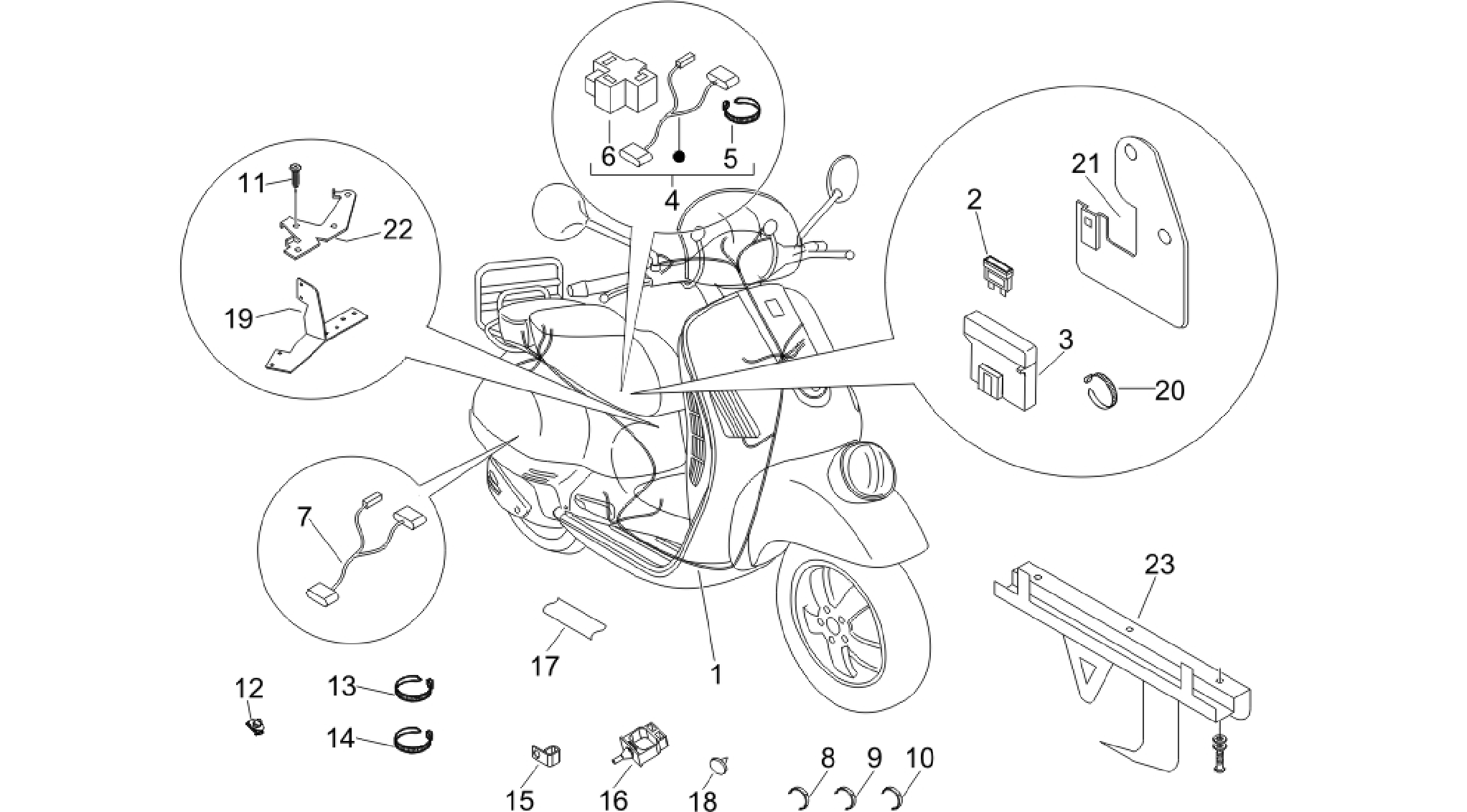 Main cable harness