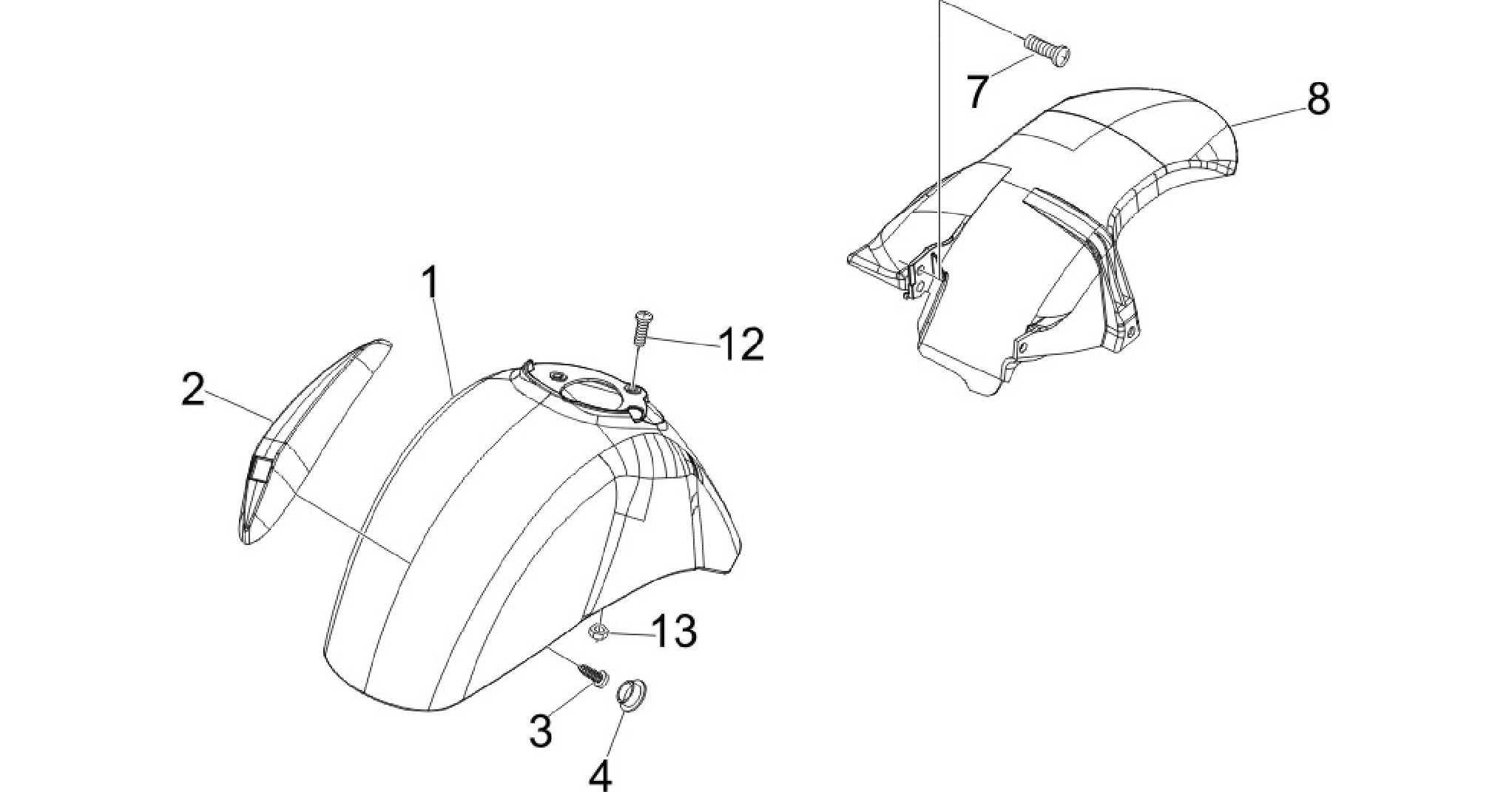 Wheel huosing - Mudguard