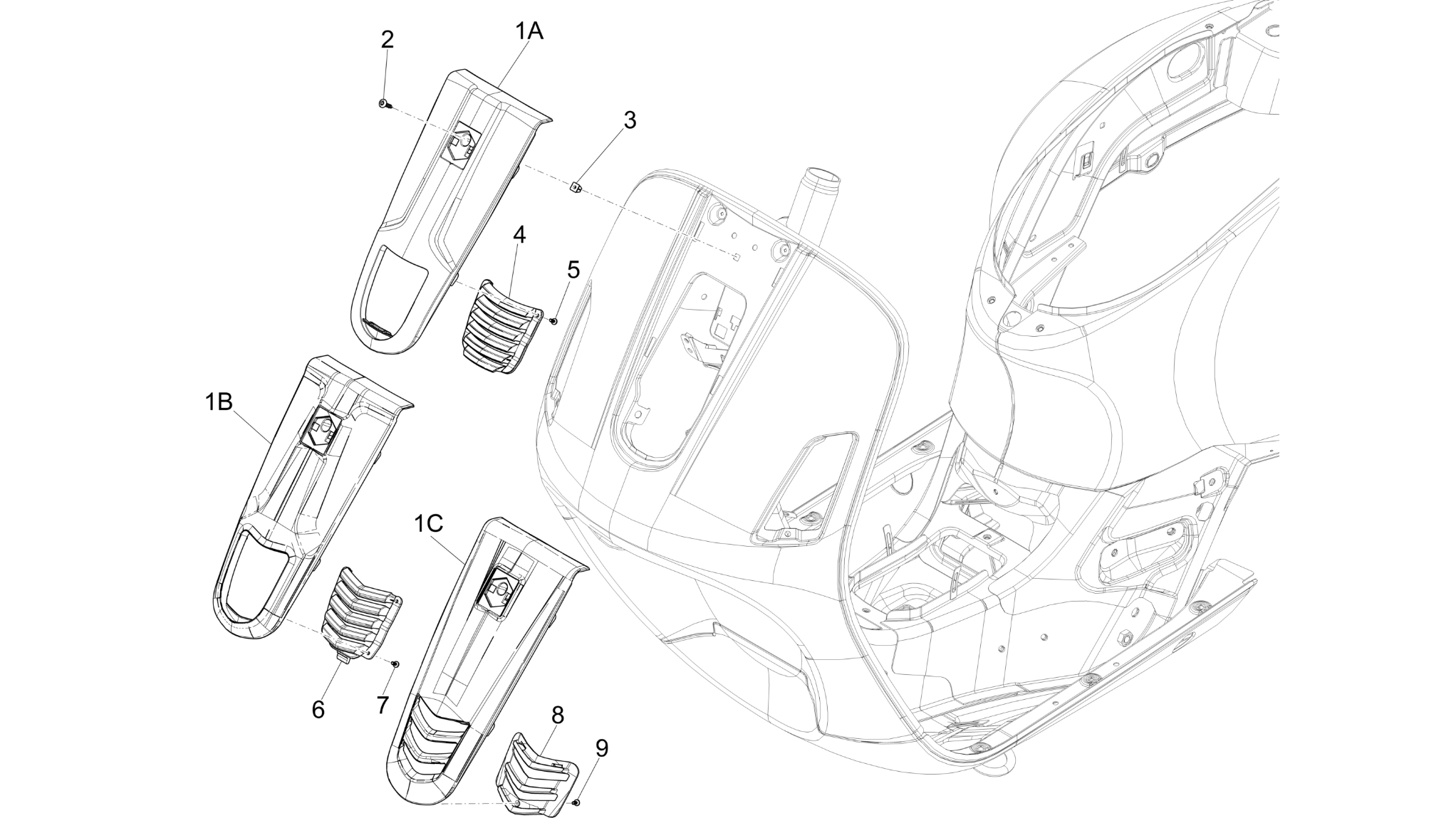 Front shield