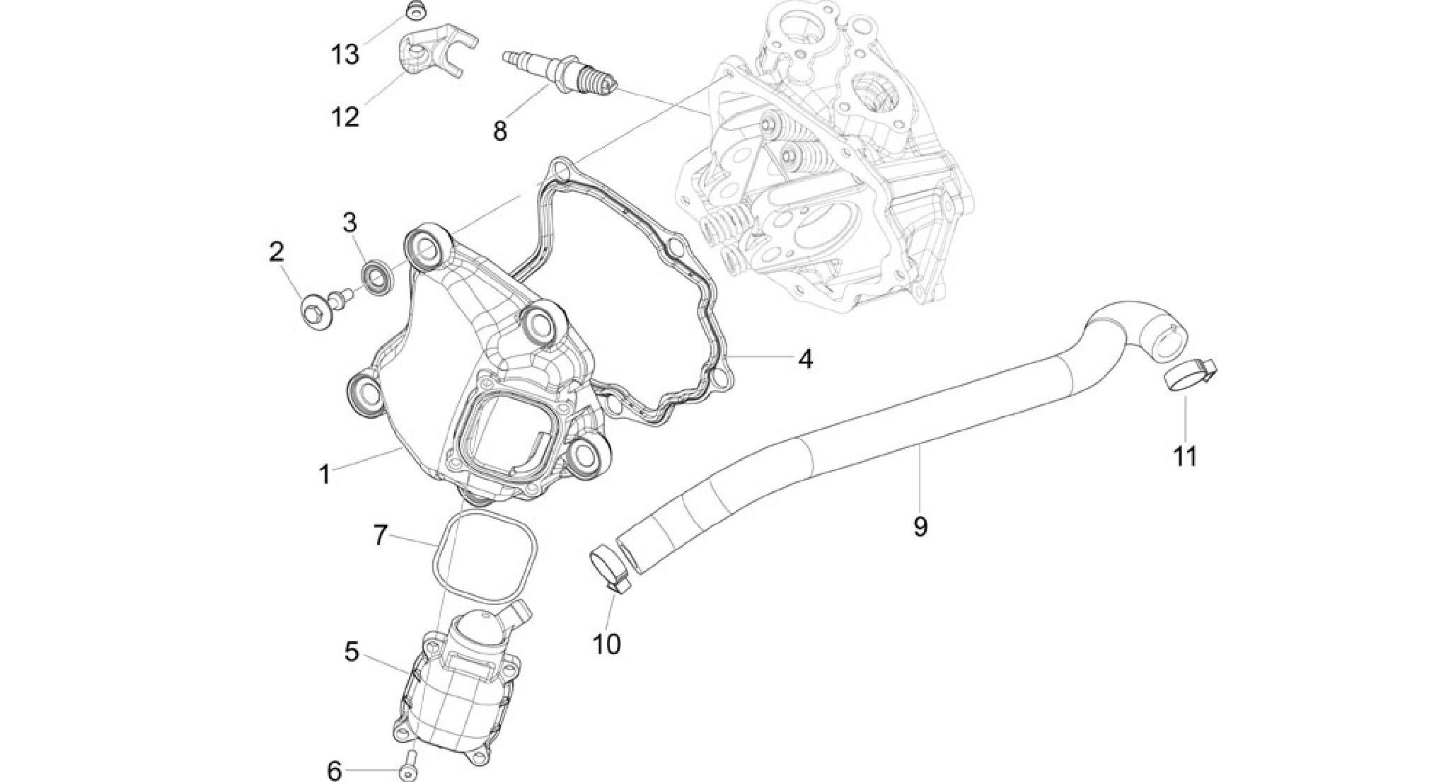 Cylinder head cover
