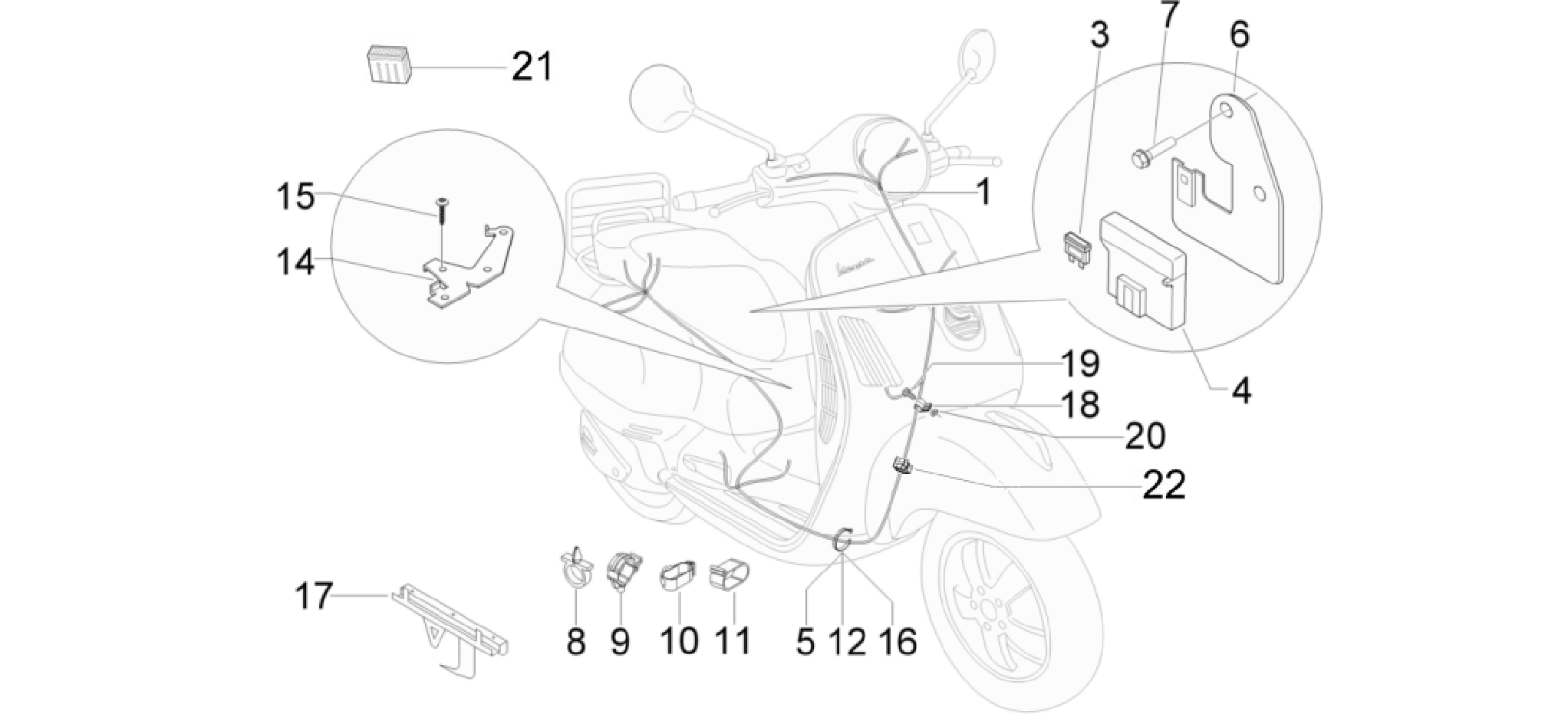 Main cable harness