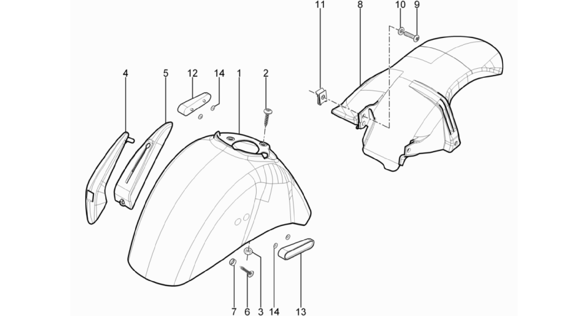 Wheel huosing - Mudguard
