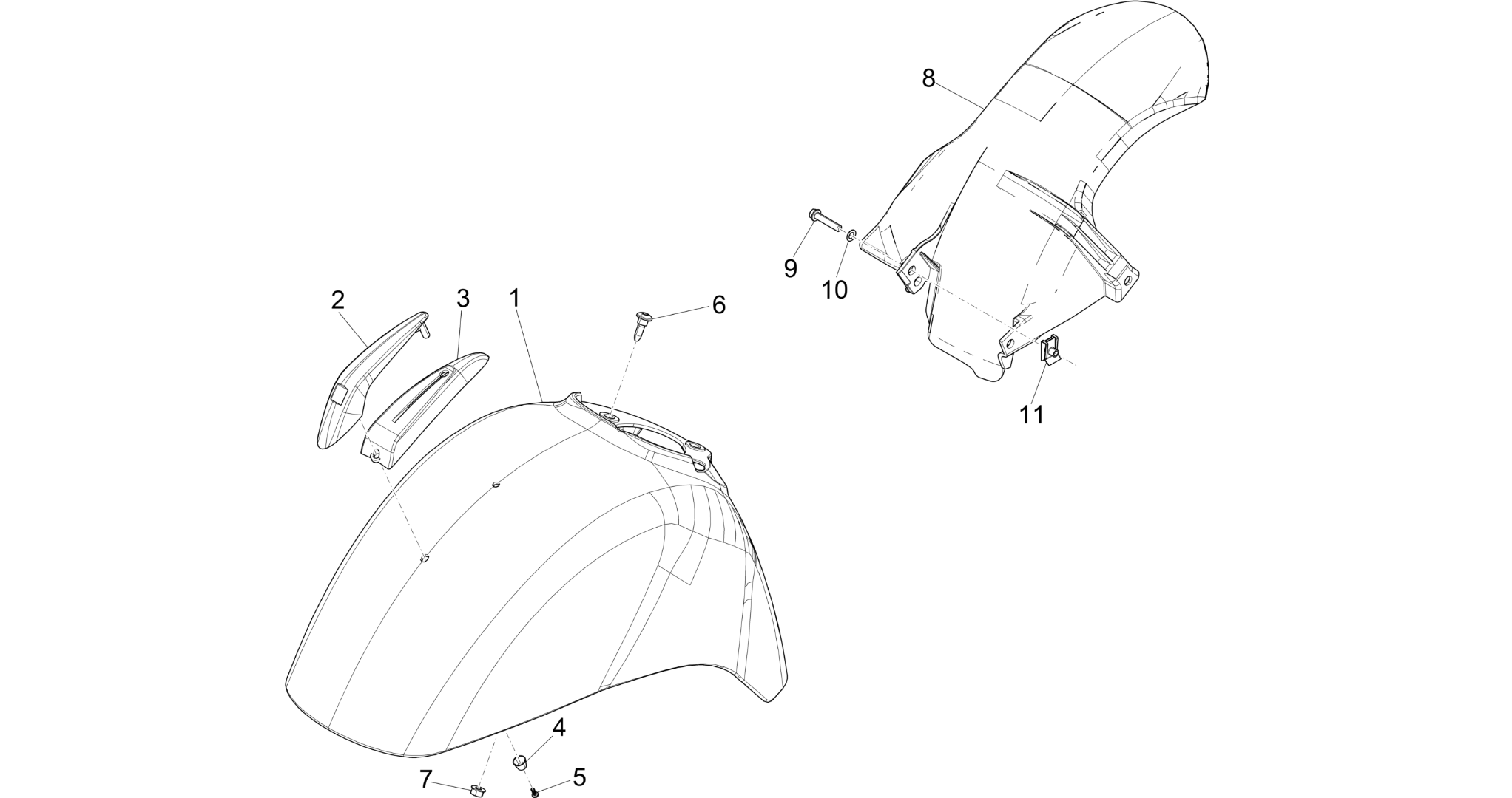 Wheel huosing - Mudguard