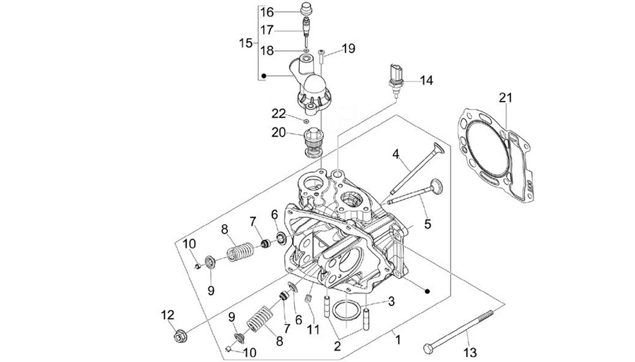 Head unit - Valve