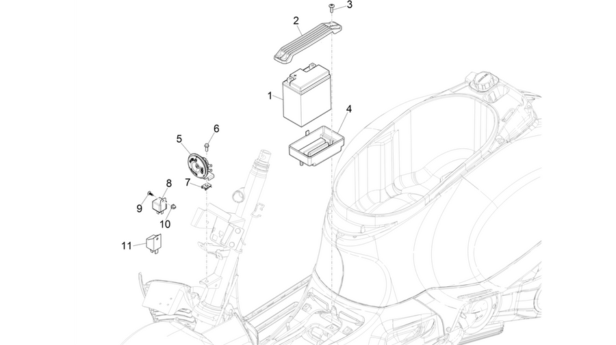 Remote control switches - Battery - Horn