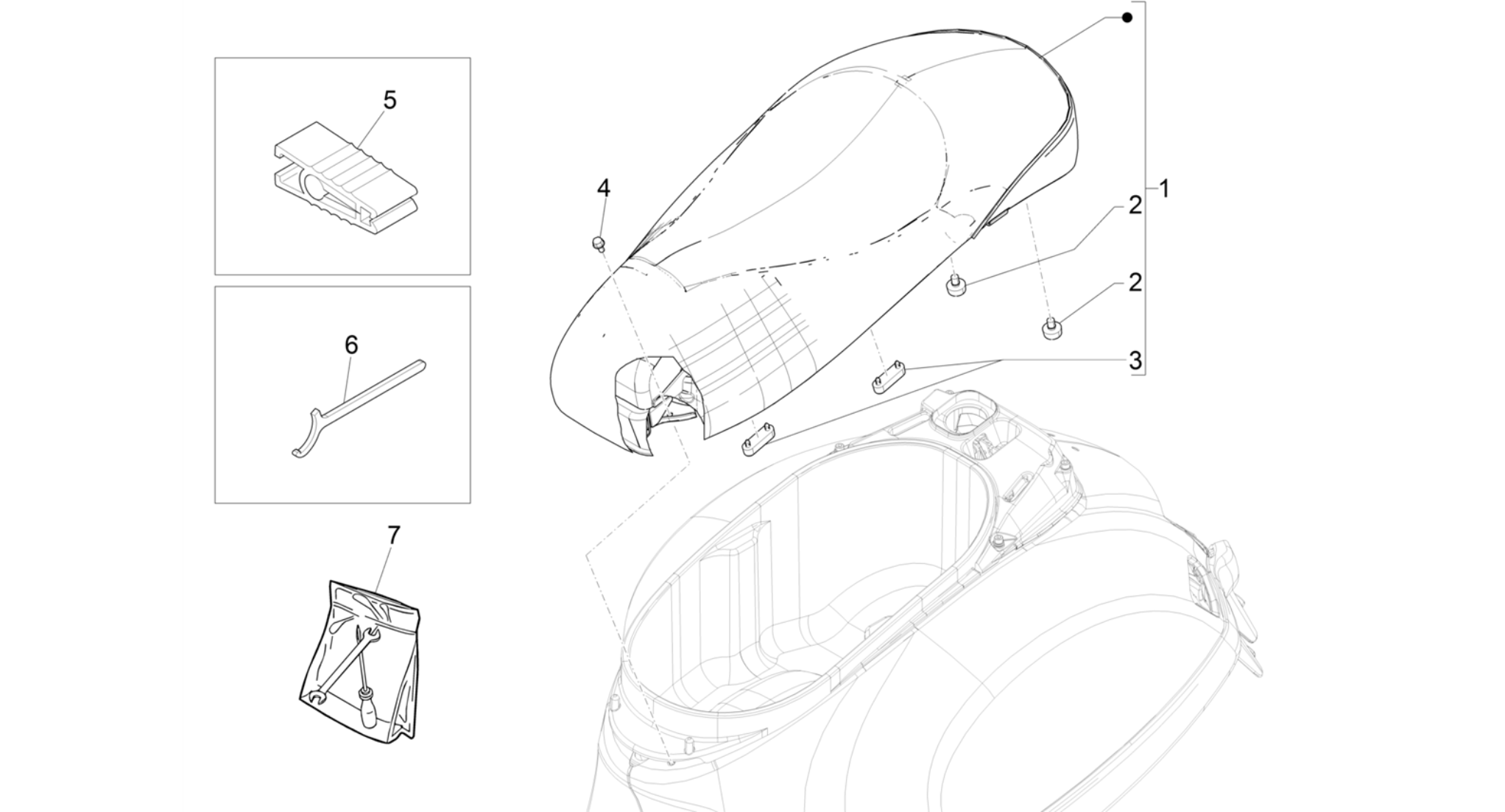 Saddle/seats