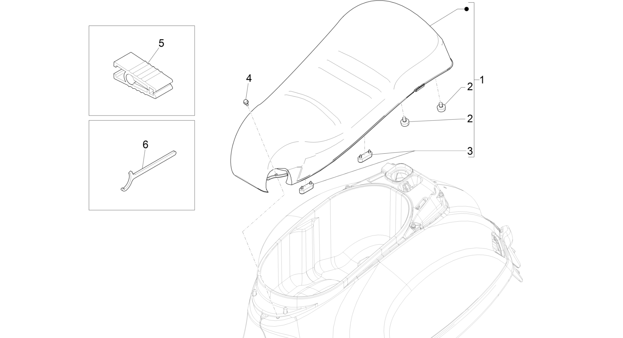 Saddle/seats